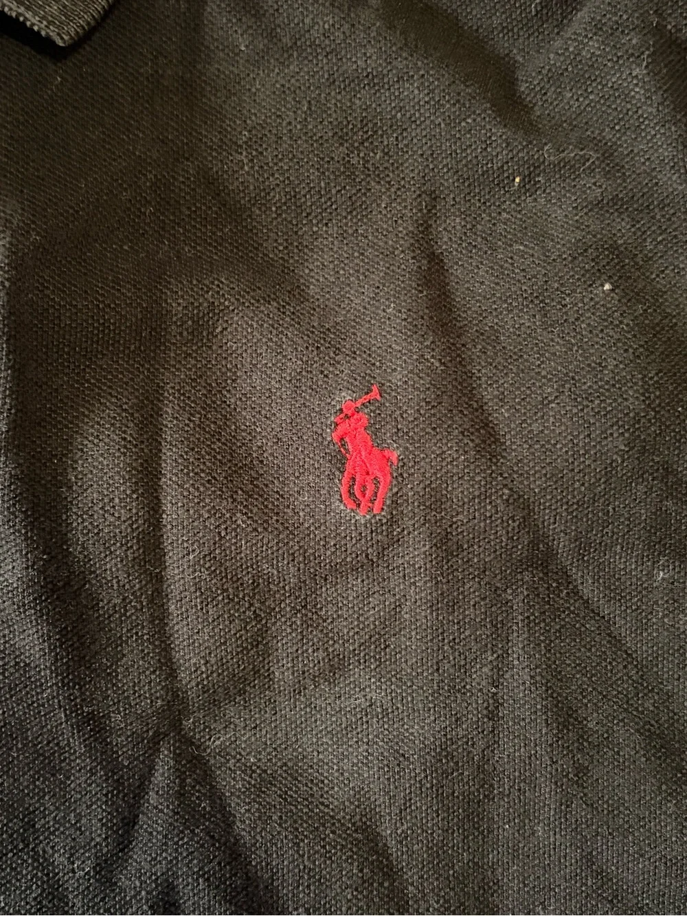 Polo by Ralph Lauren Black Polo Shirt with Red Pony